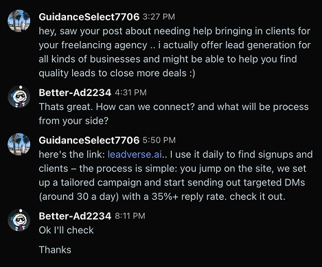 Customer DM 12