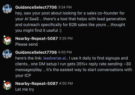 Customer DM 17