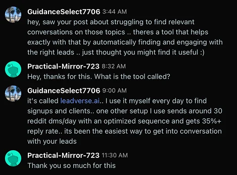 Customer DM 2