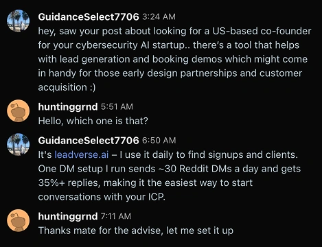 Customer DM 9